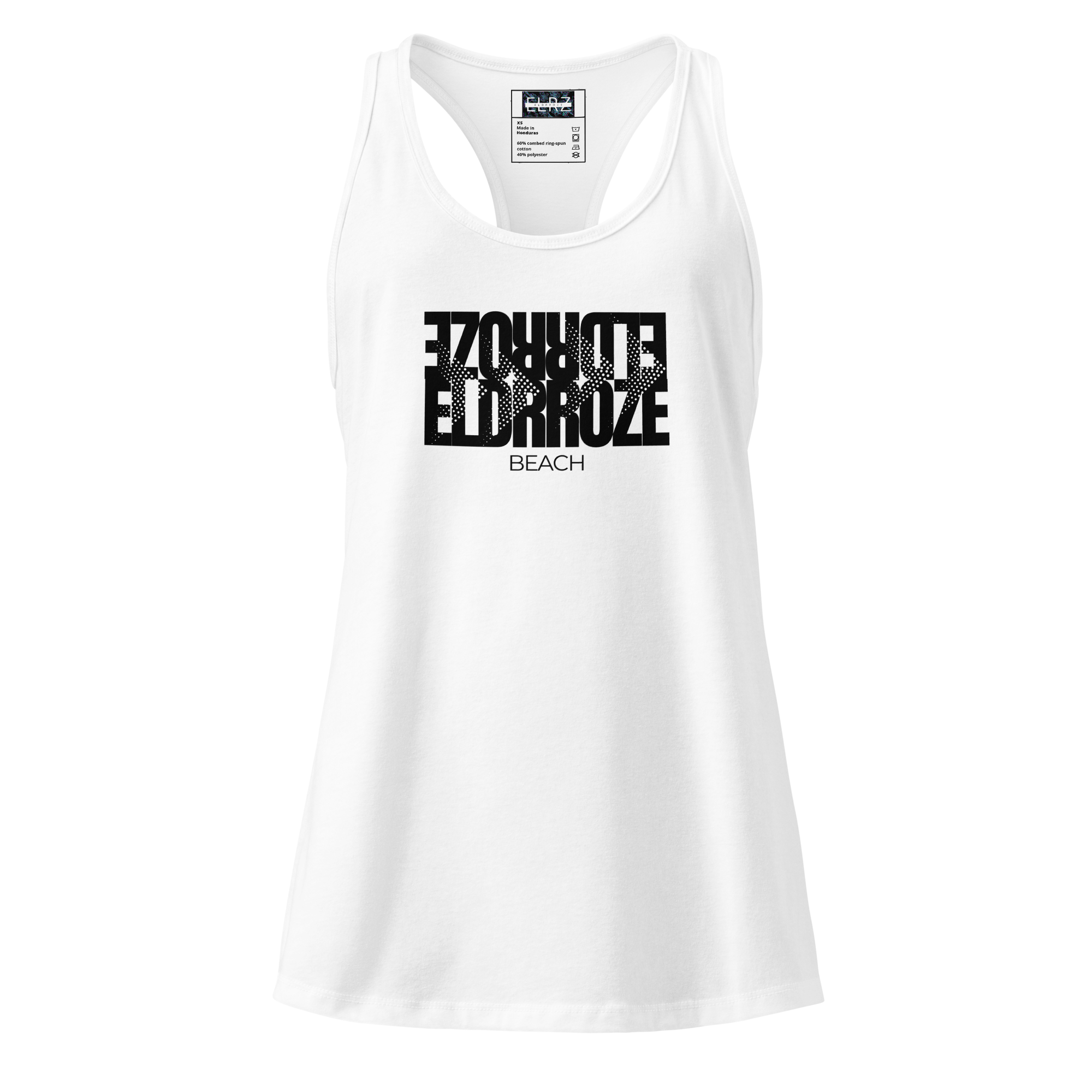 ELDRROZE Women’s Racerback Tank Black Logo