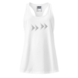 ELDRROZE Women’s Racerback Tank White Logo
