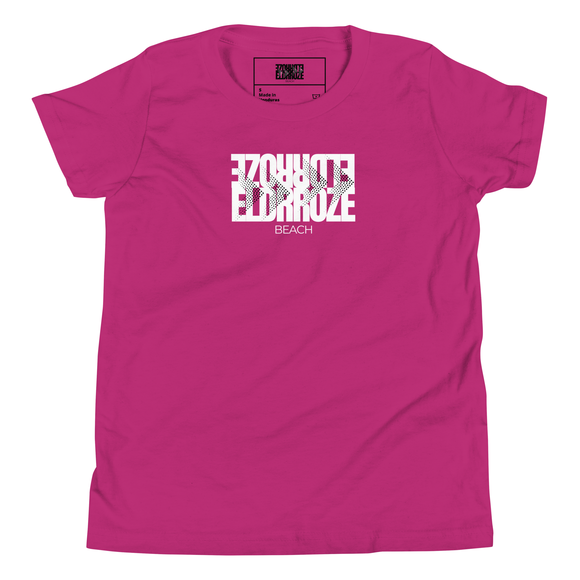 ELDRROZE Youth Short Sleeve White Logo