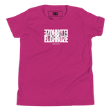 ELDRROZE Youth Short Sleeve White Logo