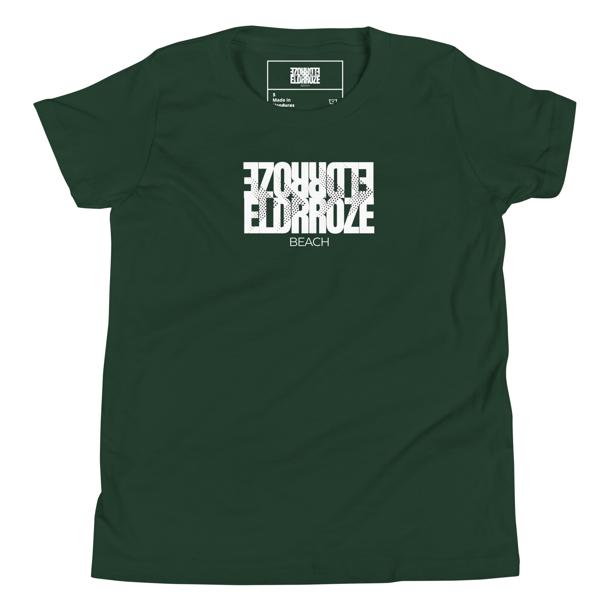 ELDRROZE Youth Short Sleeve White Logo