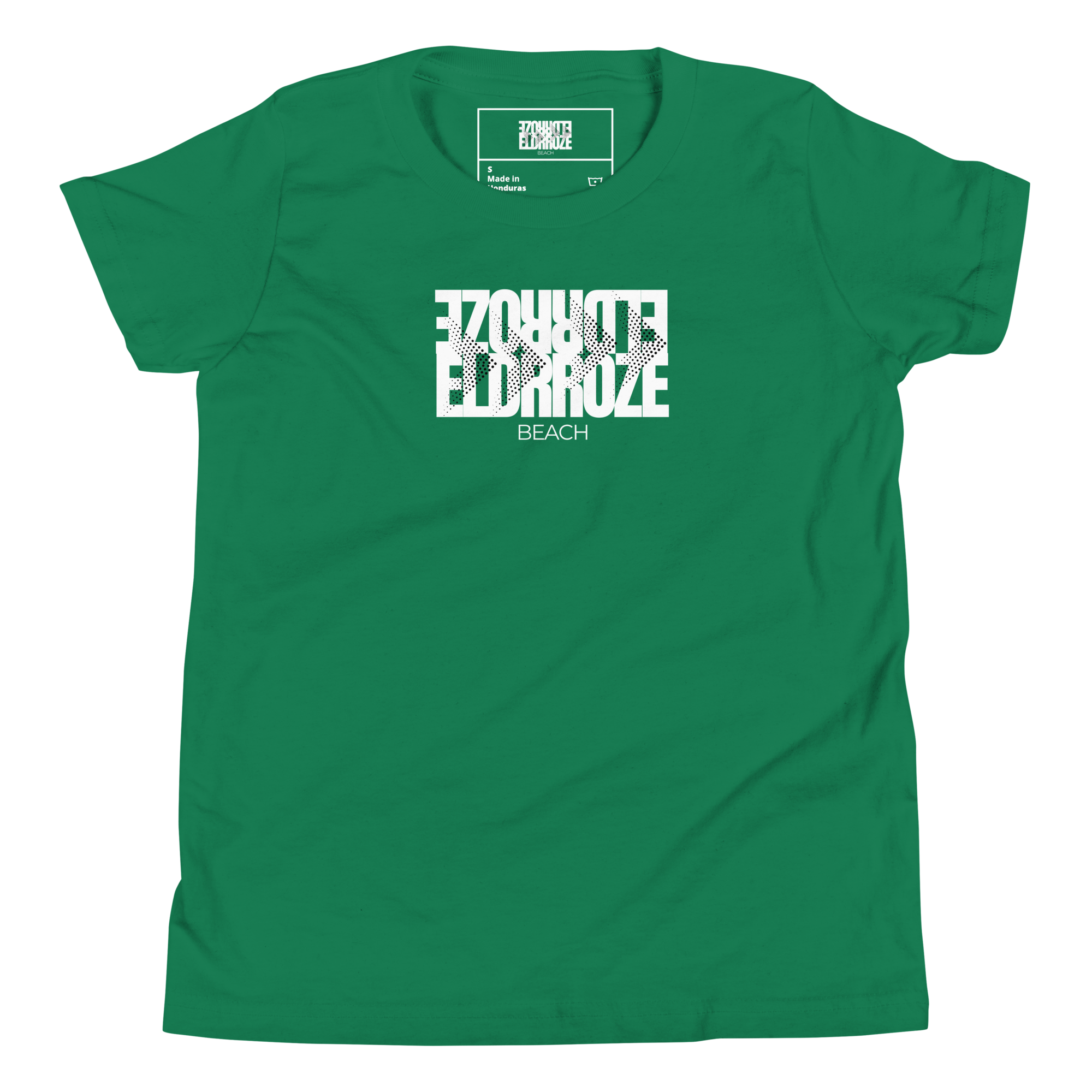 ELDRROZE Youth Short Sleeve White Logo