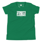 ELDRROZE Youth Short Sleeve White Logo