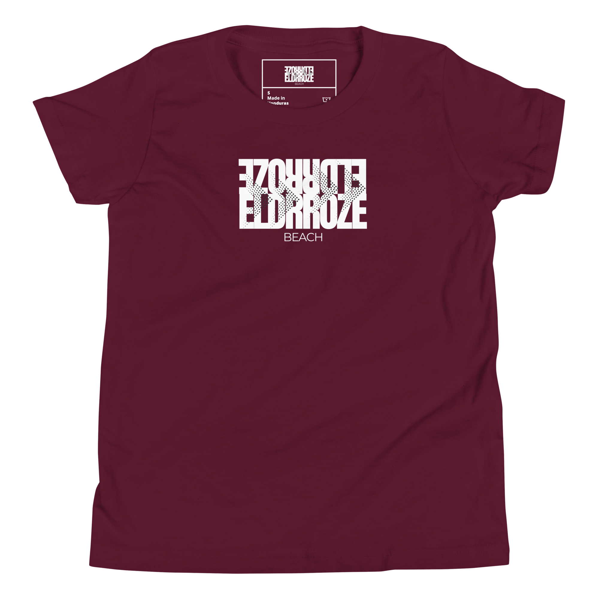 ELDRROZE Youth Short Sleeve White Logo