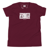 ELDRROZE Youth Short Sleeve White Logo