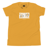 ELDRROZE Youth Short Sleeve White Logo