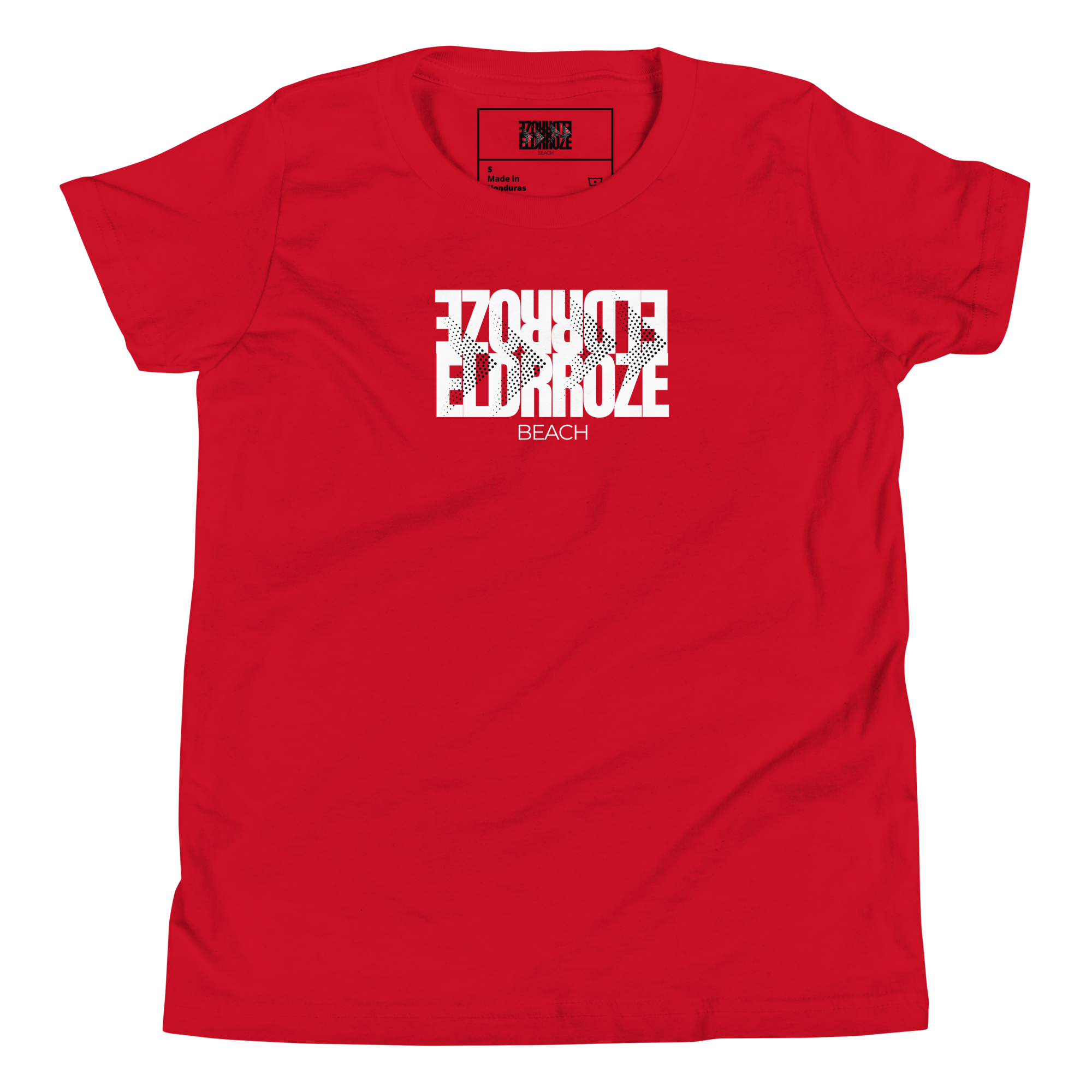 ELDRROZE Youth Short Sleeve White Logo