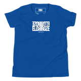 ELDRROZE Youth Short Sleeve White Logo