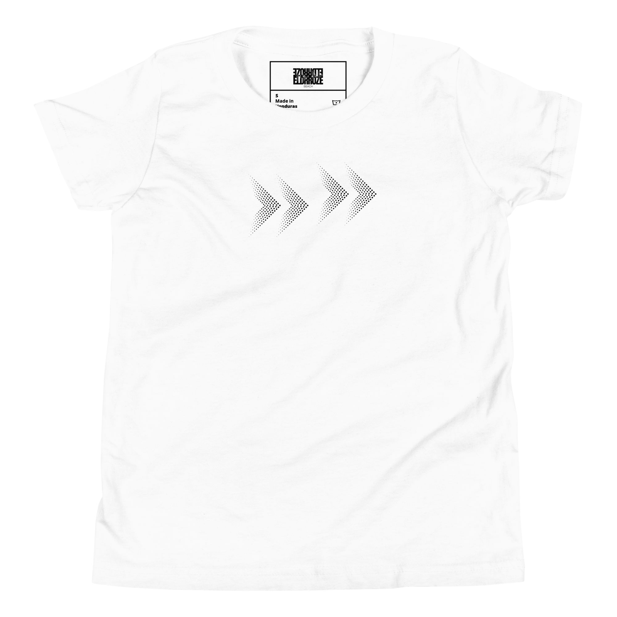 ELDRROZE Youth Short Sleeve White Logo